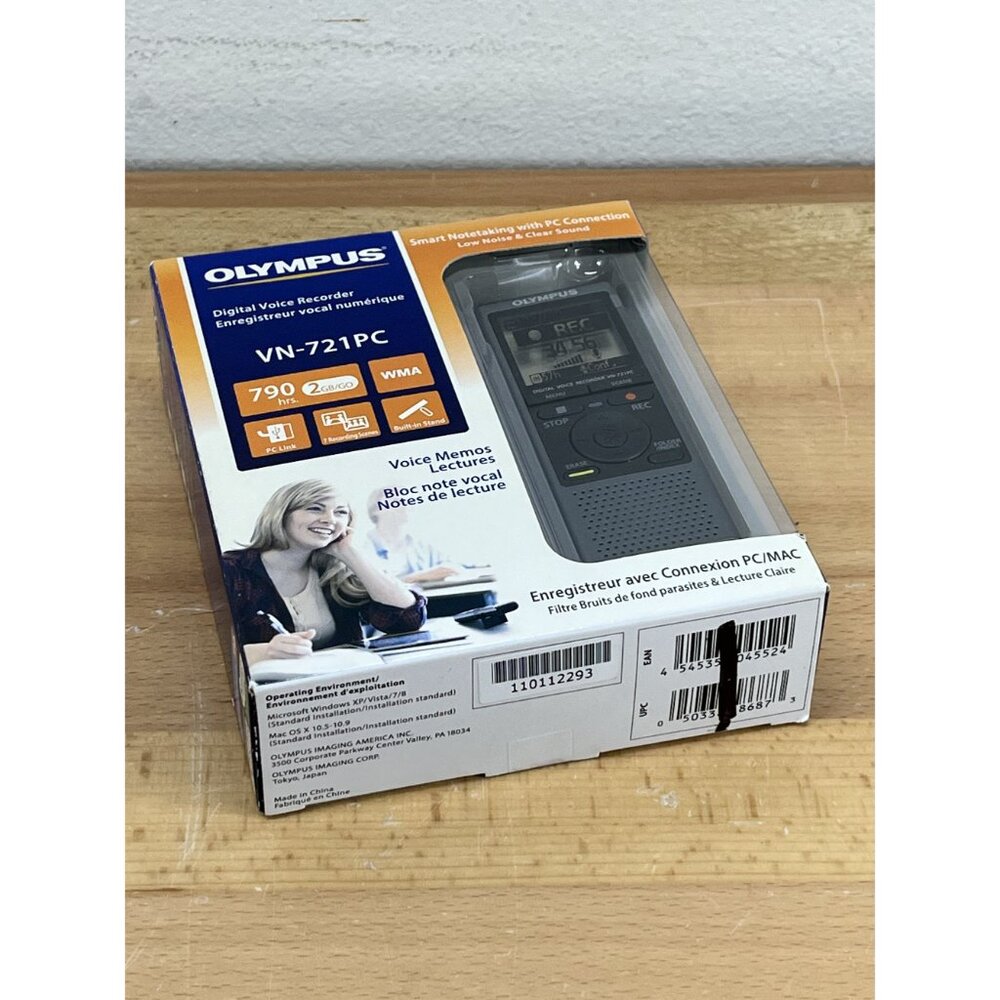 Olympus VN-721PC 2GB Digital Voice Recorder New Sealed - Picture 10 of 10